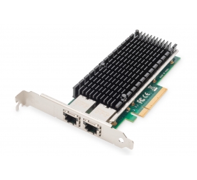 Digitus | 10Gbps Dual Port Ethernet Server adapter PCIe X8, Intel X540 BT2 | DN-10163