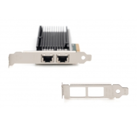 Digitus | 10Gbps Dual Port Ethernet Server adapter PCIe X8, Intel X540 BT2 | DN-10163