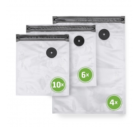 Caso | Vacu ZIP-Bags Set | 01243 | Transparent