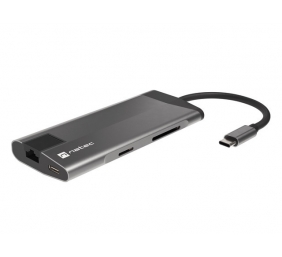 Natec | USB-C Multiport Adapter | NMP-1690 | Grey | USB Type-C | 0.15 m