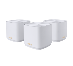 ZenWiFi XD4 Plus (W-3-PK) Wireless-AX1800 (3-pack) | 802.11ax | 1201+574 Mbit/s | 10/100/1000 Mbit/s | Ethernet LAN (RJ-45) ports 1 | Mesh Support Yes | MU-MiMO Yes | No mobile broadband | Antenna type Internal