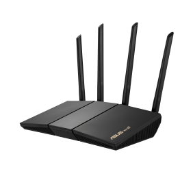Wireless AX3000 Dual Band WiFi 6 | RT-AX57 | 802.11ax | 2402+574 Mbit/s | 10/100/1000 Mbit/s | Ethernet LAN (RJ-45) ports 4 | Mesh Support Yes | MU-MiMO Yes | No mobile broadband | Antenna type External