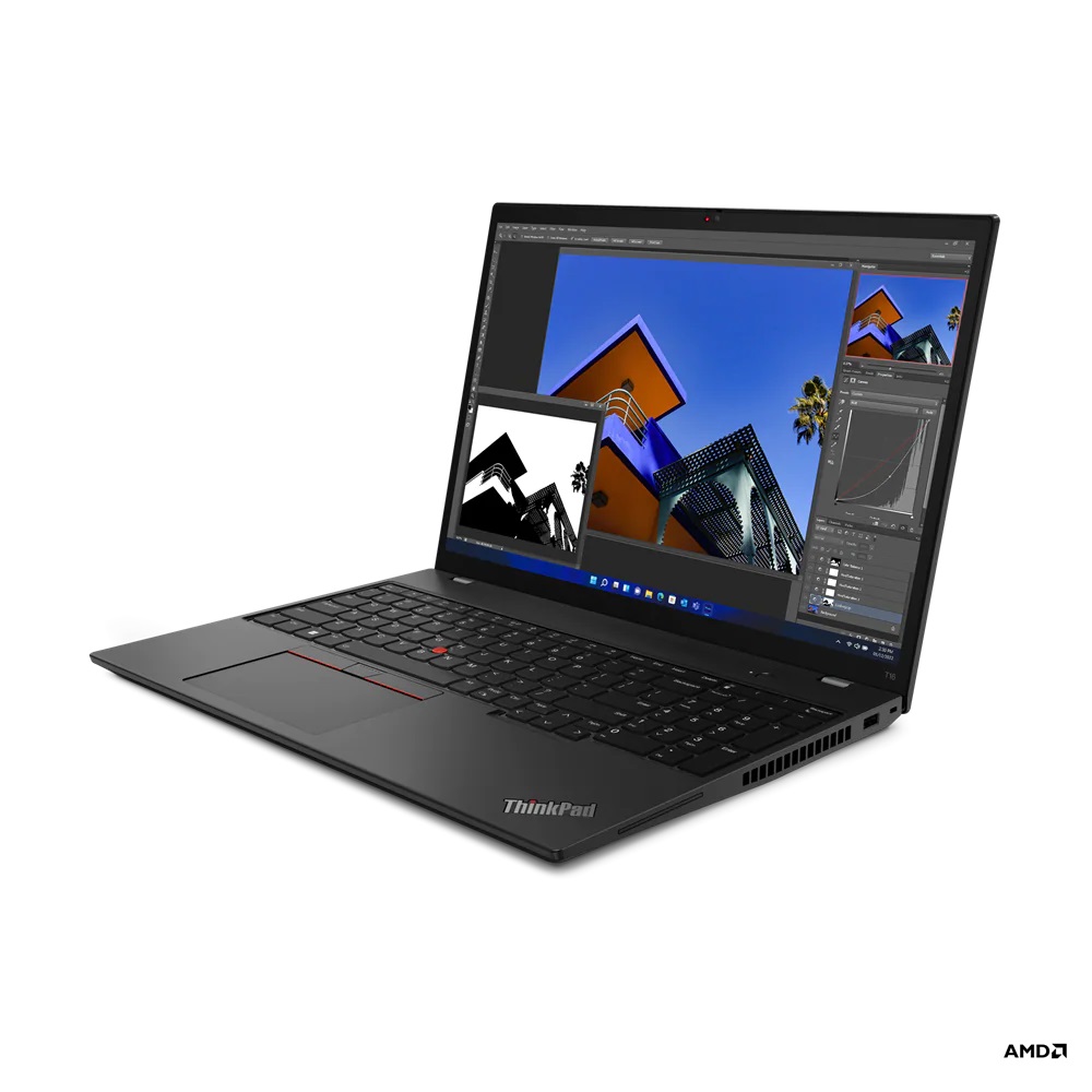 Lenovo ThinkPad T16 (Gen 1) Black, 16 ", IPS,  WQXGA, 2560 x 1600, Anti-glare, AMD Ryzen 7 PRO, 6850U, 32 GB,  Soldered LPDDR5-6400, SSD 1000 GB, AMD Radeon 680M Graphics, No Optical drive, Windows 11 Pro, 802.11ax, Bluetooth version 5.1, LTE Upgradable, 