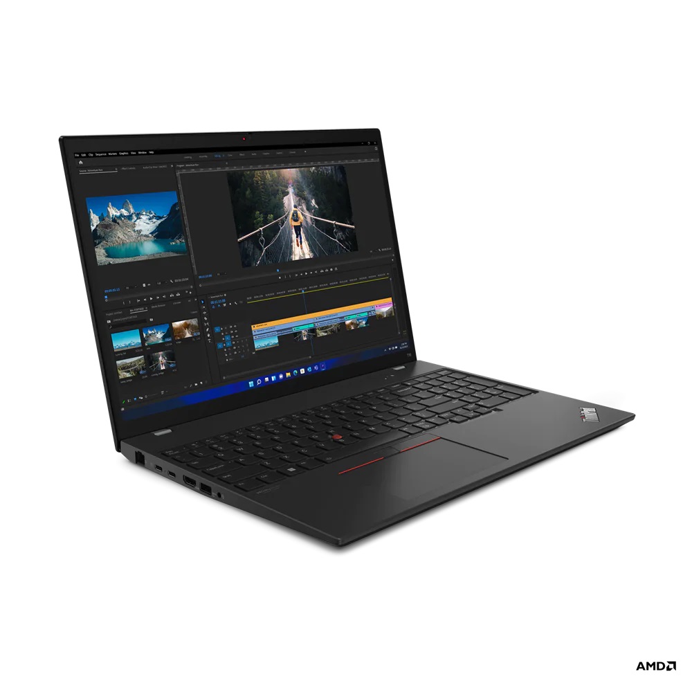 Lenovo ThinkPad T16 (Gen 1) Black, 16 ", IPS,  WQXGA, 2560 x 1600, Anti-glare, AMD Ryzen 7 PRO, 6850U, 32 GB,  Soldered LPDDR5-6400, SSD 1000 GB, AMD Radeon 680M Graphics, No Optical drive, Windows 11 Pro, 802.11ax, Bluetooth version 5.1, LTE Upgradable, 