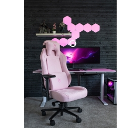Arozzi Fabric Gaming Chair Vernazza Supersoft Pink
