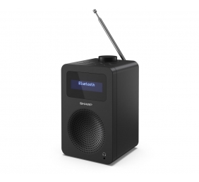 Sharp DR-430(BK) Digital Radio, FM/DAB/DAB+, Bluetooth 5.0, Midnight Black | Sharp | Digital Radio | DR-430(BK) | Midnight Black | Bluetooth | FM radio | Headphone out