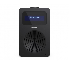 Sharp DR-430(BK) Digital Radio, FM/DAB/DAB+, Bluetooth 5.0, Midnight Black | Sharp | Digital Radio | DR-430(BK) | Midnight Black | Bluetooth | FM radio | Headphone out