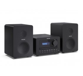 Sharp XL-B520D(BK) Tokyo Hi-Fi Micro System 2.0, FM/DAB/DAB+/USB, CD, Bluetooth 5.0, Aux-in, Black | Sharp | Tokyo Hi-Fi Micro System 2.0 | XL-B520D(BK) | Black | USB port | AUX in | Bluetooth | CD player | FM radio