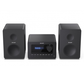 Sharp XL-B520D(BK) Tokyo Hi-Fi Micro System 2.0, FM/DAB/DAB+/USB, CD, Bluetooth 5.0, Aux-in, Black | Sharp | Tokyo Hi-Fi Micro System 2.0 | XL-B520D(BK) | Black | USB port | AUX in | Bluetooth | CD player | FM radio