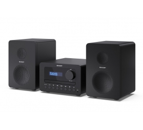 Sharp XL-B520D(BK) Tokyo Hi-Fi Micro System 2.0, FM/DAB/DAB+/USB, CD, Bluetooth 5.0, Aux-in, Black | Sharp | Tokyo Hi-Fi Micro System 2.0 | XL-B520D(BK) | Black | USB port | AUX in | Bluetooth | CD player | FM radio