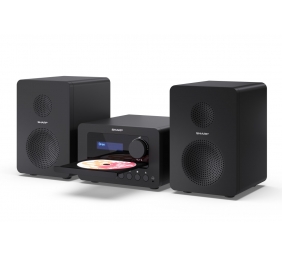 Sharp XL-B520D(BK) Tokyo Hi-Fi Micro System 2.0, FM/DAB/DAB+/USB, CD, Bluetooth 5.0, Aux-in, Black | Sharp | Tokyo Hi-Fi Micro System 2.0 | XL-B520D(BK) | Black | USB port | AUX in | Bluetooth | CD player | FM radio