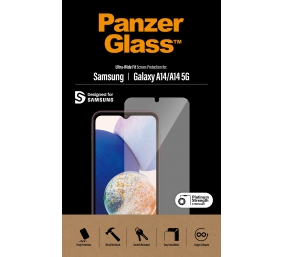 PanzerGlass | Ultra Wide fit | Screen Protector | Samsung | Galaxy A14/A14 5G | Transparent