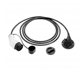 EV+ Charging Cable Extender Type 2 32A 3 phase 5m | EV+ | EV-CB-EXT-T2-32-3P-W-5m | EV+ Charging Cable Extender Type 2 32A 3 phase | 5 m