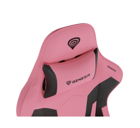 Genesis Gaming Chair Nitro 720 Backrest upholstery material: Eco leather, Seat upholstery material: Eco leather, Base material: Metal, Castors material: Nylon with CareGlide coating | Black/Pink