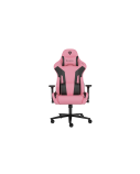 Genesis mm | Backrest upholstery material: Eco leather, Seat upholstery material: Eco leather, Base material: Metal, Castors material: Nylon with CareGlide coating | Black/Pink