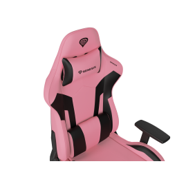 Genesis Gaming Chair Nitro 720 Backrest upholstery material: Eco leather, Seat upholstery material: Eco leather, Base material: Metal, Castors material: Nylon with CareGlide coating | Black/Pink