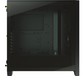 Corsair | Tempered Glass PC Case | iCUE 4000D RGB AIRFLOW | Side window | Black | Mid-Tower | Power supply included No