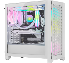 CORSAIR iCUE 4000D RGB Mid-Tower White