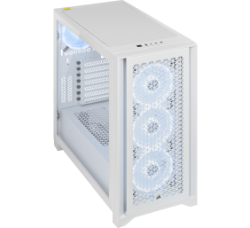 CORSAIR iCUE 4000D RGB Mid-Tower White