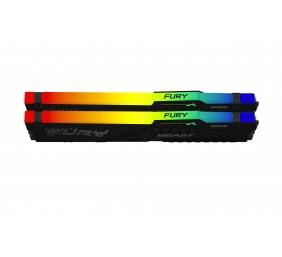 Kingston Fury Beast 16GB DDR5, 6000 MHz, CL36, 288-Pin, DIMM Kit (8GB x 2) | Kingston | Fury Beast | 16 GB | DDR5 | 6000 MHz