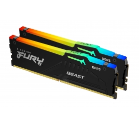 Kingston Fury Beast 16GB DDR5, 6000 MHz, CL36, 288-Pin, DIMM Kit (8GB x 2) | Kingston | Fury Beast | 16 GB | DDR5 | 6000 MHz