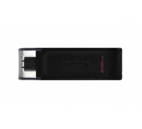 Kingston | USB Flash Drive | DataTraveler 70 | 256 GB | USB 3.2 Gen 1 Type-C | Black