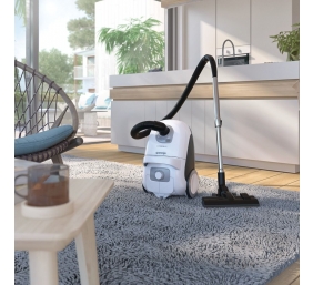 Gorenje | Vacuum cleaner | VCEA21GLW | Bagged | Power 700 W | Dust capacity 3 L | White