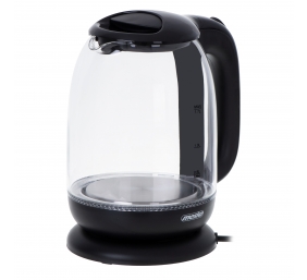 Mesko | Kettle | MS 1302b | Electric | 2200 W | 1.7 L | Glass | 360° rotational base | Black