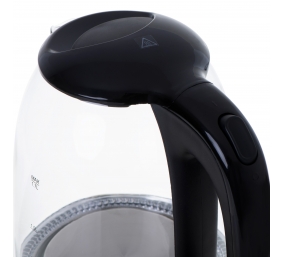 Mesko | Kettle | MS 1302b | Electric | 2200 W | 1.7 L | Glass | 360° rotational base | Black