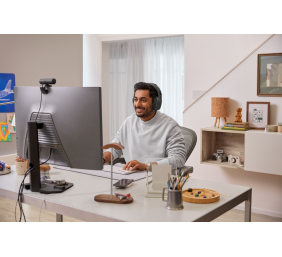 Logitech Zone Vibe Wireless MS Teams Belaidės ausinės, USB-C Bluetooth receiver, Graphite