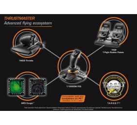 Thrustmaster | Joystick T 16000M Flight Pack | Black