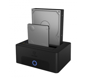 Raidsonic | Icy Box | IB-1232CL-U3 Dockingstation, 2x SATA 2.5" and/or 3.5" to 1x USB 3.2 Gen 1 Host + UASP