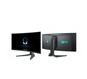 Dell Alienware AW3423DWF Monitorius 34'' OLED Curved UWQHD 3440x1440, 0.1ms, 250 cd/m2, 165Hz, Black