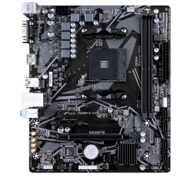 Gigabyte | A520M K V2 1.0 M/B | Processor family AMD | Processor socket AM4 | DDR4 DIMM | Memory slots 2 | Supported hard disk drive interfaces 	SATA, M.2 | Number of SATA connectors 4 | Chipset AMD A520 | Micro ATX