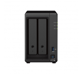 Synology DS723+ 2-bay/AMD Ryzen R1600/2-core 2.6 (base)/3.1 (turbo) GHz/2GB DDR4/2 x 3.5"xHot swap/2x1GbE/1xUSB3.2/eSATA/RAID 0,1/3Y | Synology | 2-Bay | DS723+ | AMD | Ryzen R1600 | Processor frequency 2.6 GHz | 2 GB