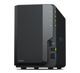 Synology | DS223 | Up to 2 HDD/SSD Hot-Swap | Realtek | RTD1619B | Processor frequency 1.7 GHz | 2 GB | DDR4