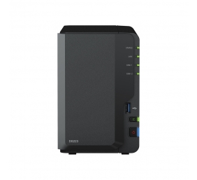 Synology | DS223 | Up to 2 HDD/SSD Hot-Swap | Realtek | RTD1619B | Processor frequency 1.7 GHz | 2 GB | DDR4