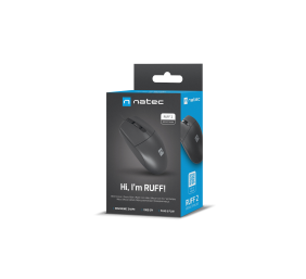 Natec | Mouse | Optical | Wired | Black | Ruff 2