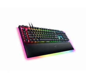 Razer BlackWidow V4 Pro Žaidimų klaviatūra laidinė, USB QWERTY, US, Green Switch, Juoda