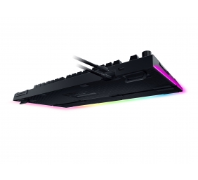 Razer BlackWidow V4 Pro Laidinė žaidimų klaviatūra RGB, Yellow Linear Switch, US, Juoda