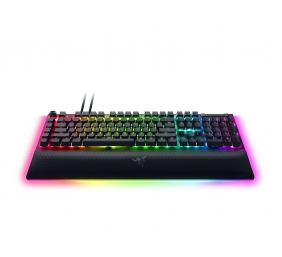 Razer BlackWidow V4 Pro Laidinė žaidimų klaviatūra RGB, Yellow Linear Switch, US, Juoda