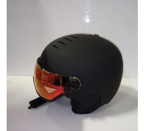 Ecost prekė po grąžinimo uvex Unisex Unisex Adults, Wanted Visor Ski Helmet, Black mat, 5