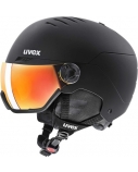 Ecost prekė po grąžinimo uvex Unisex Unisex Adults, Wanted Visor Ski Helmet, Black mat, 5