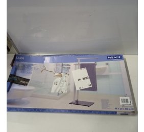 Ecost prekė po grąžinimo Wenko Lava rankšluosčių stendas 42 x 81 x 20 cm blizgus nerūdija