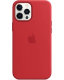 Ecost prekė po grąžinimo Apple Silicone dėklas su Magsafe (iPhone 12 Pro Max) Raudona