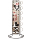 Ecost prekė po grąžinimo Originali Disney Mickey and Minnie Mouse Cafe Espresse Cup su me