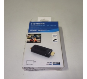 Ecost prekė po grąžinimo Metronic 441625 Decoder TDT Dongle Stick DVBT2 HEVC HDMI USB
