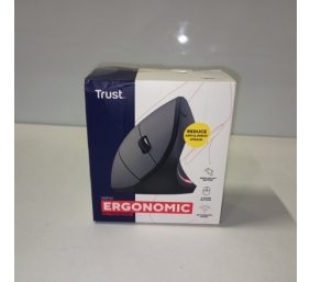 Ecost prekė po grąžinimo TRUST Verto belaidė vertikali pelė, belaidė ergonominė pelė, pre