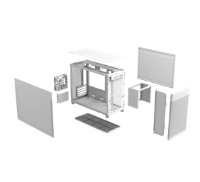 ASUS AP201 ASUS PRIME mATX CASE MESH TG
