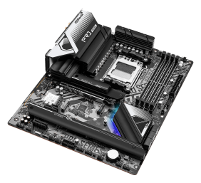 ASRock | X670E PRO RS | Processor family AMD | Processor socket AM5 | DDR5 DIMM | Memory slots 4 | Supported hard disk drive interfaces 	SATA, M.2 | Number of SATA connectors 6 | Chipset AMD X670 | ATX